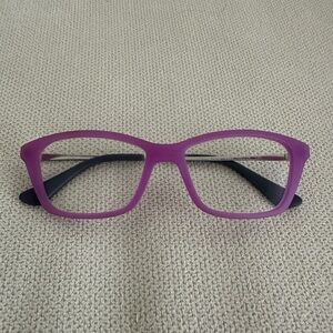 RAY BAN JUNIOR PURPLE FRAME WITH SILVER ARMS RB1540 3620 48-14-130